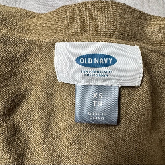 Old Navy Olive Green Cardigan Sweater - Picture 4 of 5
